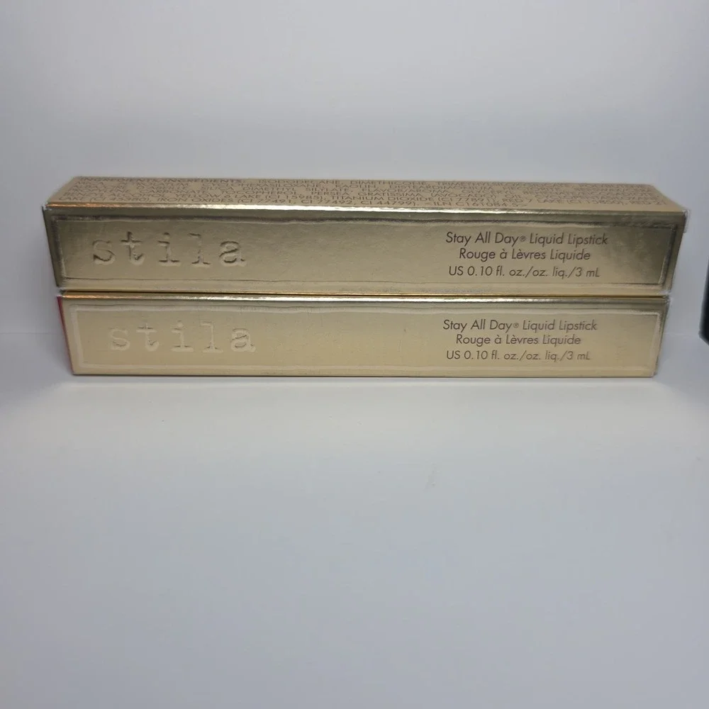 Stila Stay All Day Liquid Lipstick NIB Fiery Set Of 2
